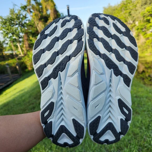 SOLD!! HOKA Men's Clifton 8 Gray Road Running/Walking Sneakers Shoes Size 11 D - Picture 14 of 16